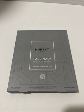 Knesko Black pearl charcoal FACE MASK 1 Mask New